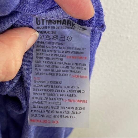 Gymshark purple cut out racerback tank - Picture 6 of 7